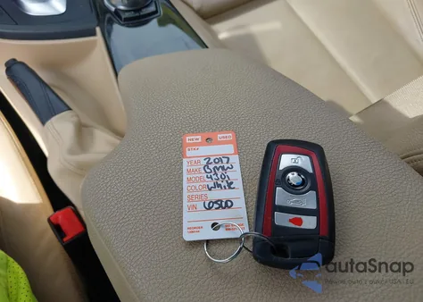 2017 BMW 430I Gran Coupe z USA, uszkodzony, nr VIN WBA4F7C52HG786500